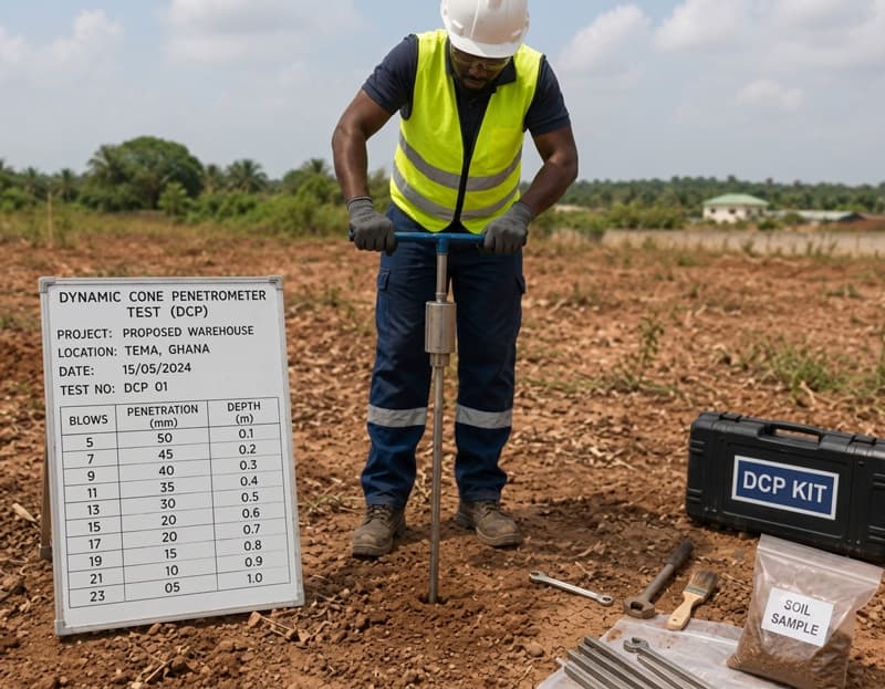 Geotronics borehole drilling site